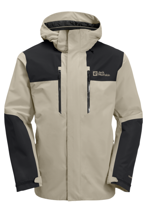 Jack Wolfskin Miesten Jasper 2L vedenpitävä takki, stone