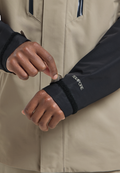 Jack Wolfskin Miesten Jasper 2L vedenpitävä takki, stone