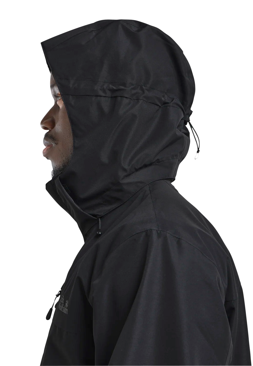 Jack Wolfskin Miesten Jasper 2L vedenpitävä takki, black