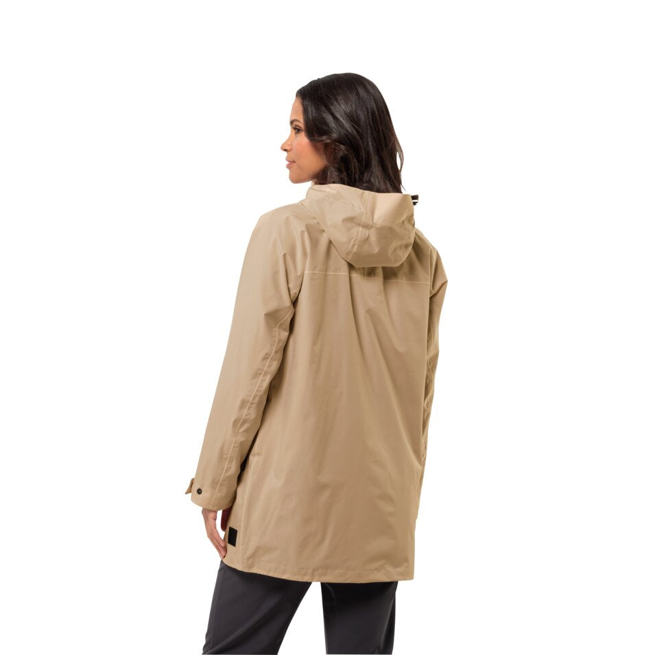 Jack Wolfskin Mainkai Long JKT W, sand storm