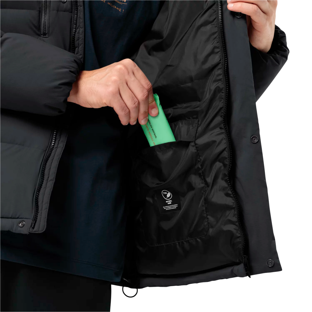 Jack Wolfskin Miesten Roemertor untuvatakki, slate green