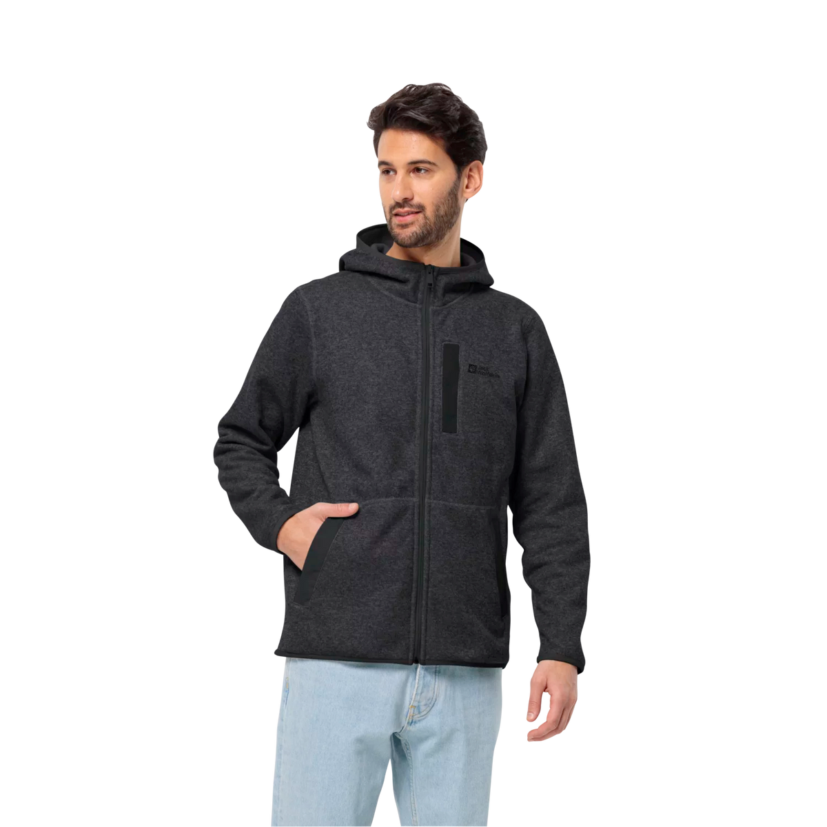 Jack Wolfskin Miesten Tannenspur hupullinen fleecetakki
