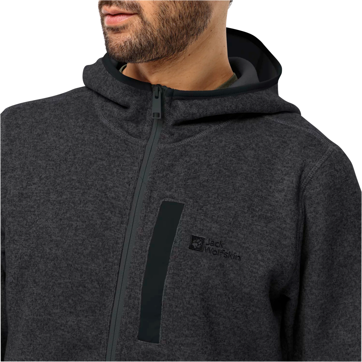 Jack Wolfskin Miesten Tannenspur hupullinen fleecetakki