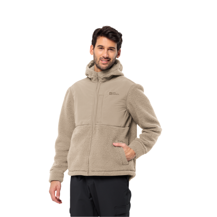 Jack Wolfskin Miesten Felslicht hupullinen fleecetakki