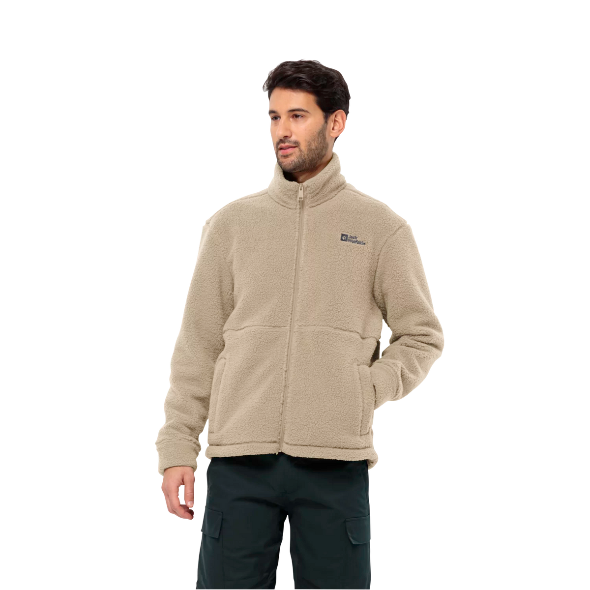 Jack Wolfskin Miesten Felslicht fleecetakki, anis