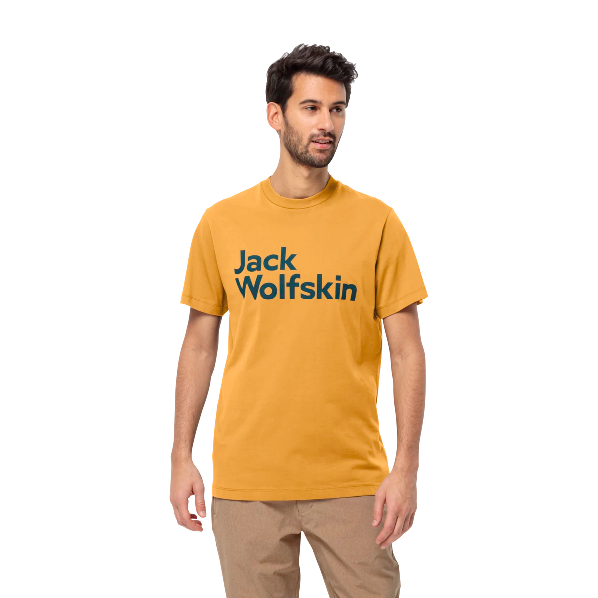 Jack Wolfskin Miesten Brand t-paita (edellinen malli)