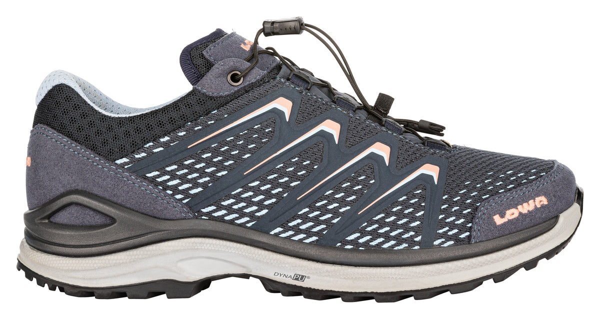 LOWA Maddox GTX Lo Ws, Steel Blue/Salmon