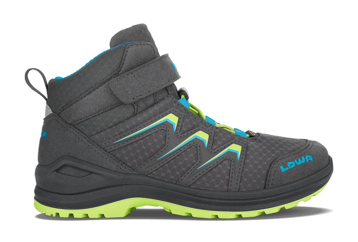 LOWA Maddox GTX Mid Junior, Graphite/Lime