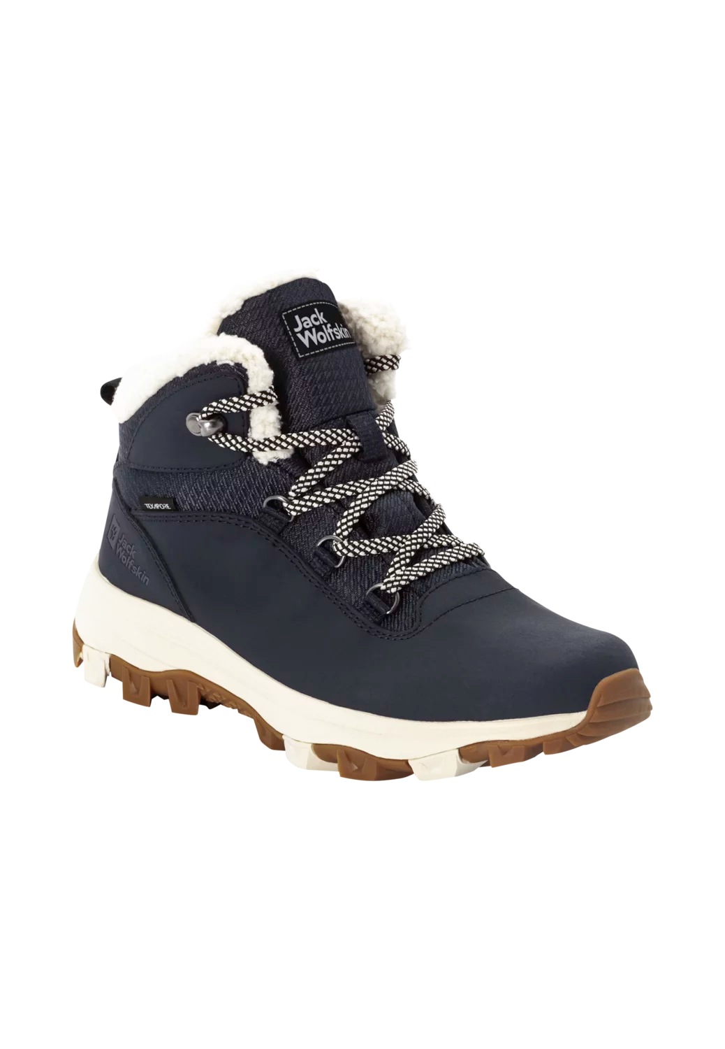 Jack Wolfskin Naisten Everquest Texapore Mid talvikenkä, dark blue / off-white