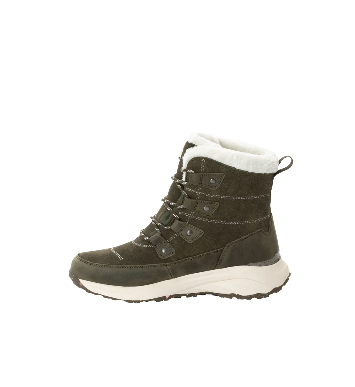 Jack Wolfskin Naisten Dromoventure Texapore korkeavartinen talvikenkä, island moss