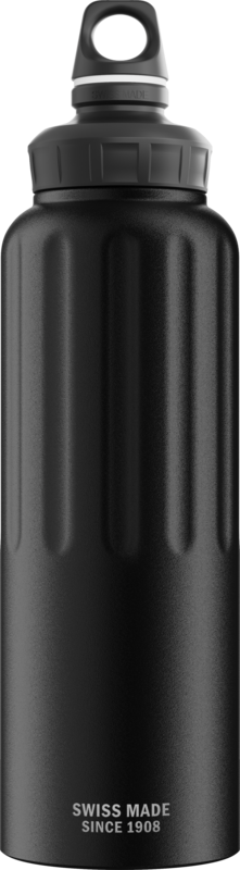 SIGG Wmb Traveller Black Touch aluminum water bottle 1.5 L
