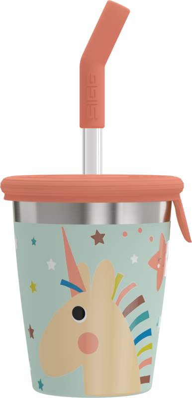 SIGG Kids Straw Cup - children's straw cup Unistar 0.35L