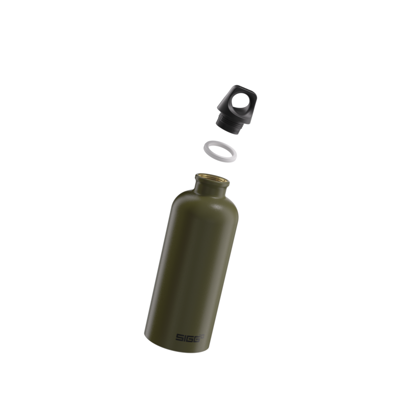 SIGG TRAVELLER DRINKING BOTTLE ROASTED GREEN 0.6 L