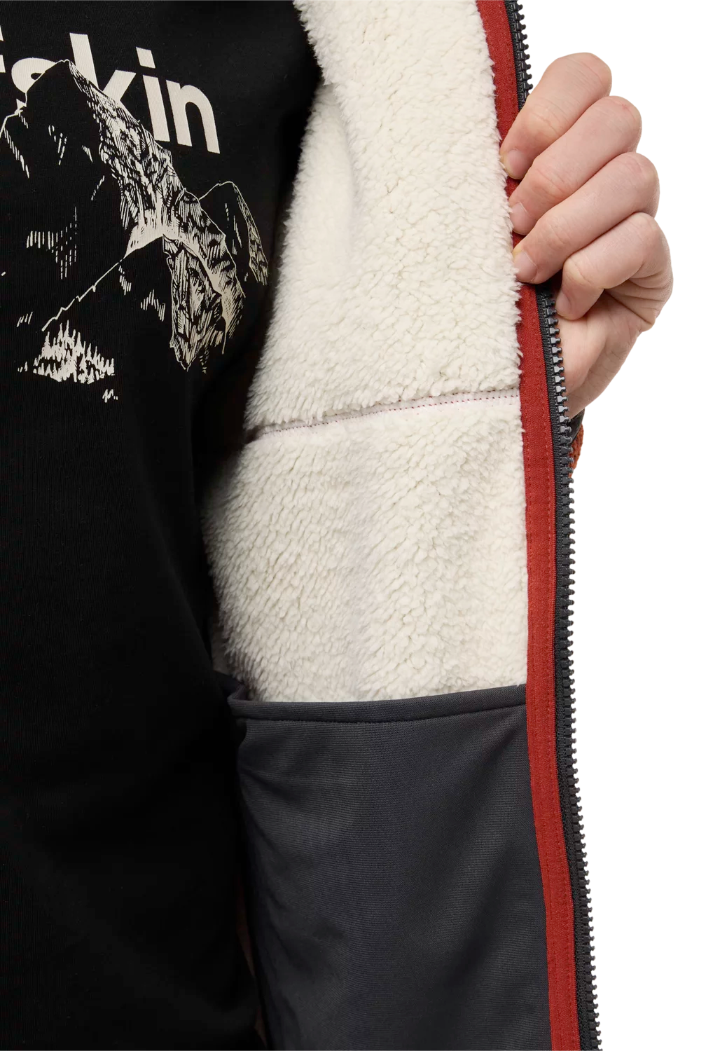 Jack Wolfskin Miesten Kaminfeuer fleecetakki