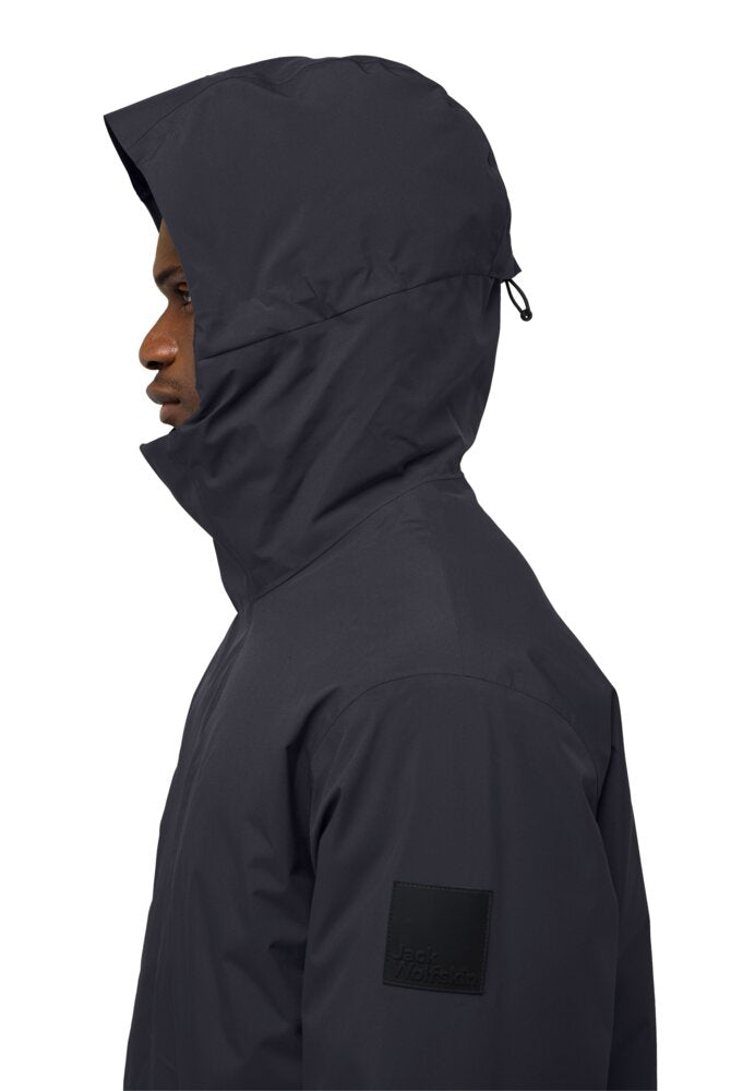 Jack Wolfskin Miesten Brandenburger vedenpitävä takki