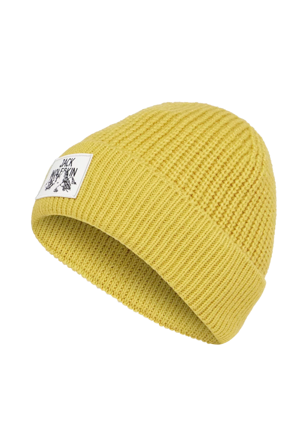 Jack Wolfskin Badge Beanie pipo, mustard
