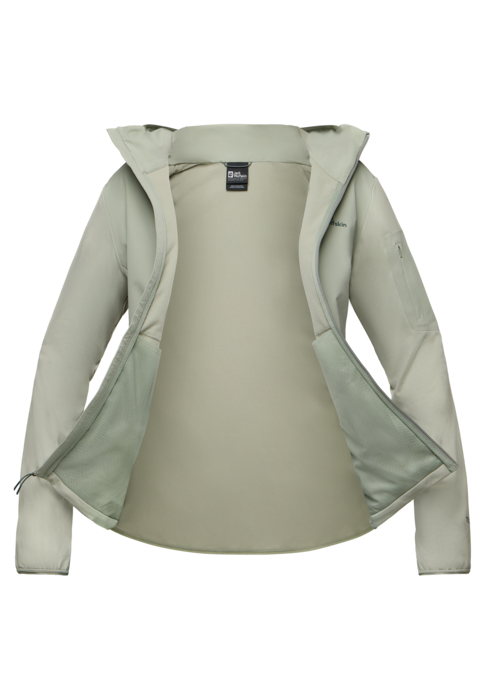 Jack Wolfskin Naisten Prelight Trail hupullinen takki