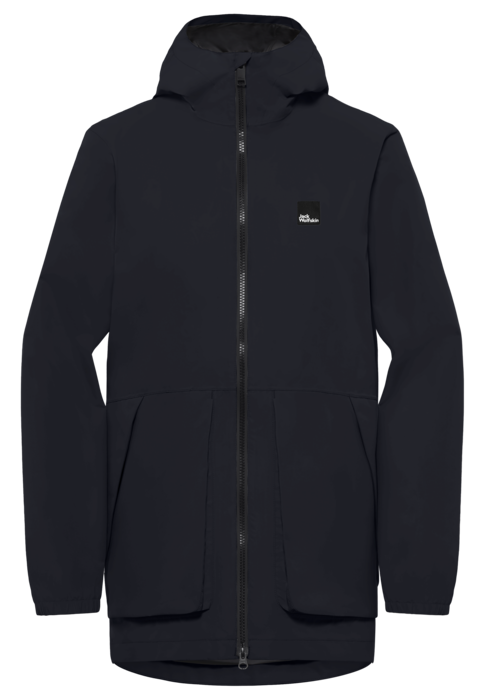 Jack Wolfskin Naisten Terraview 2L Parka takki, dark navy
