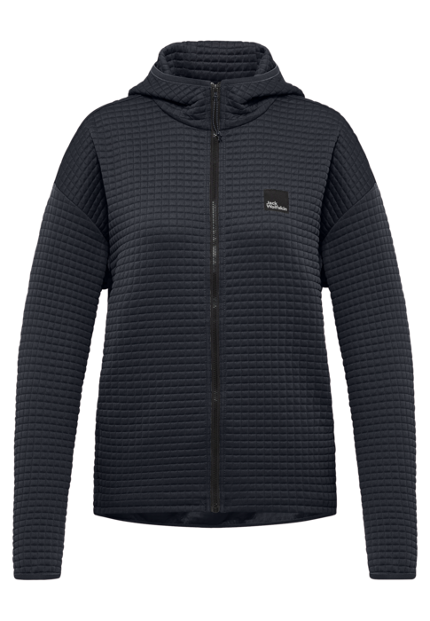 Jack Wolfskin Naisten Mogari vetoketjullinen huppari
