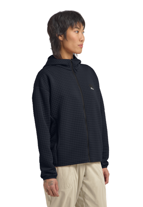 Jack Wolfskin Naisten Mogari vetoketjullinen huppari