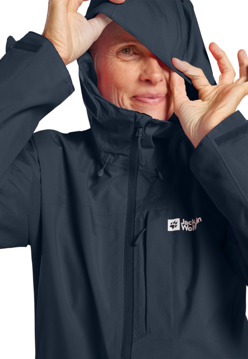 Jack Wolfskin Naisten Tempest 2-kerroksinen kuoritakki