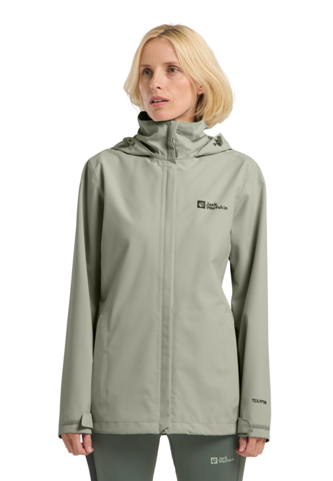 Jack Wolfskin Naisten Trailtime 2-kerroksinen kuoritakki
