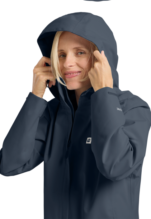 Jack Wolfskin Naisten Trailtime 2-kerroksinen kuoritakki