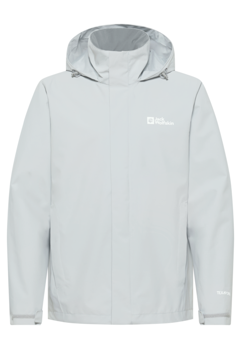 Jack Wolfskin Miesten Trailtime 2-kerroksinen kuoritakki, cool grey
