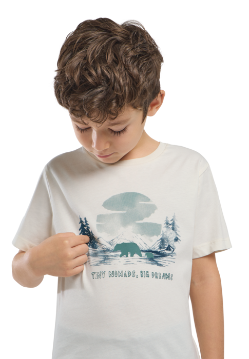 LASTEN GRAPHIC COTTON T-PAITA