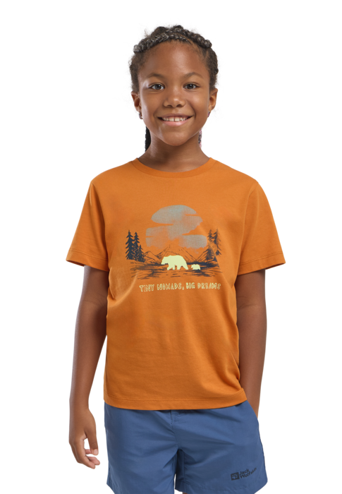 LASTEN GRAPHIC COTTON T-PAITA