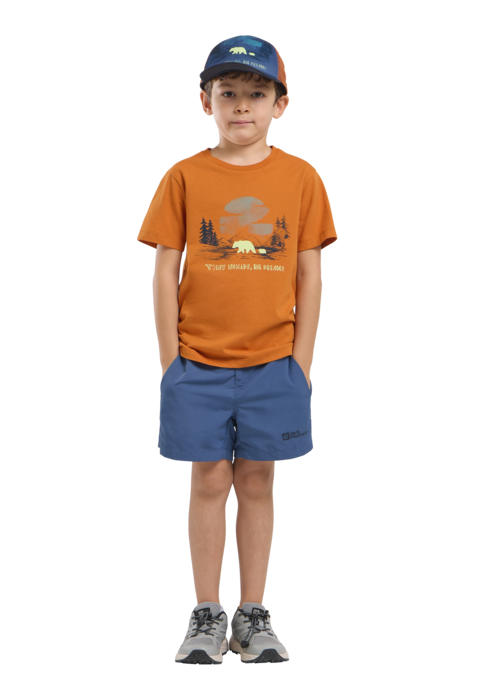Jack Wolfskin Lasten Graphic Cotton t-paita