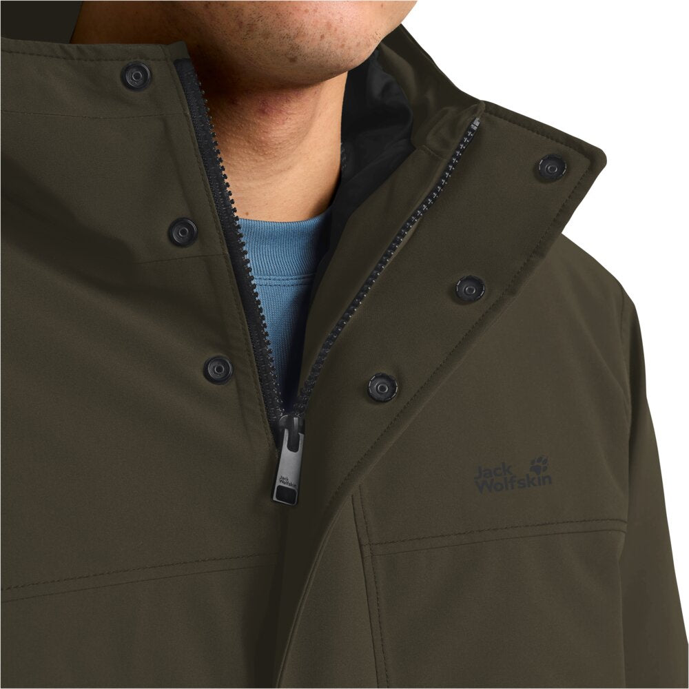 Jack Wolfskin Miesten Cold Camp vedenpitävä talvitakki