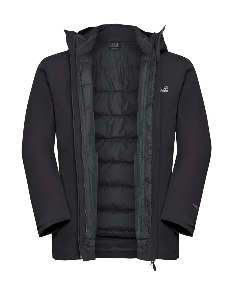 Jack Wolfskin Miesten Icecape 3in1 Down RDS vedenpitävä untuvatakki