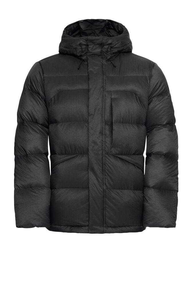 Jack Wolfskin Miesten Icy Hill RDS untuvatakki, black