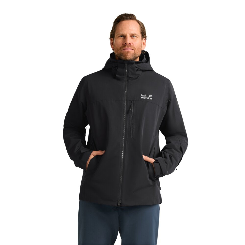 Jack Wolfskin Miesten Flowline 3in1 vedenpitävä laskettelutakki