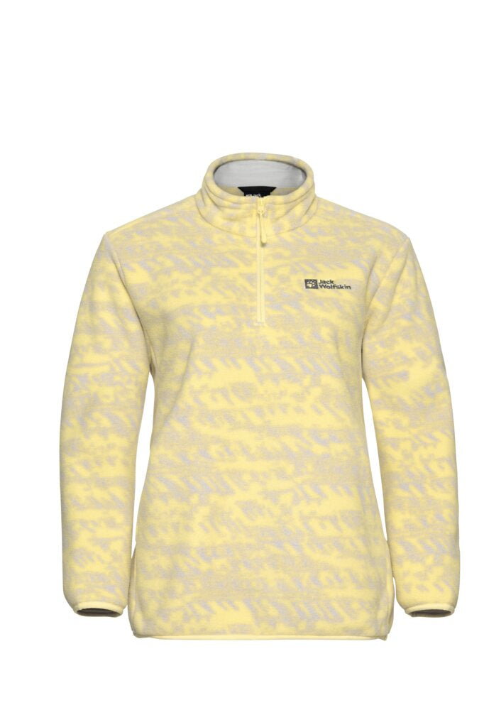 Jack Wolfskin Naisten Big Sky fleecepaita, lemon ice
