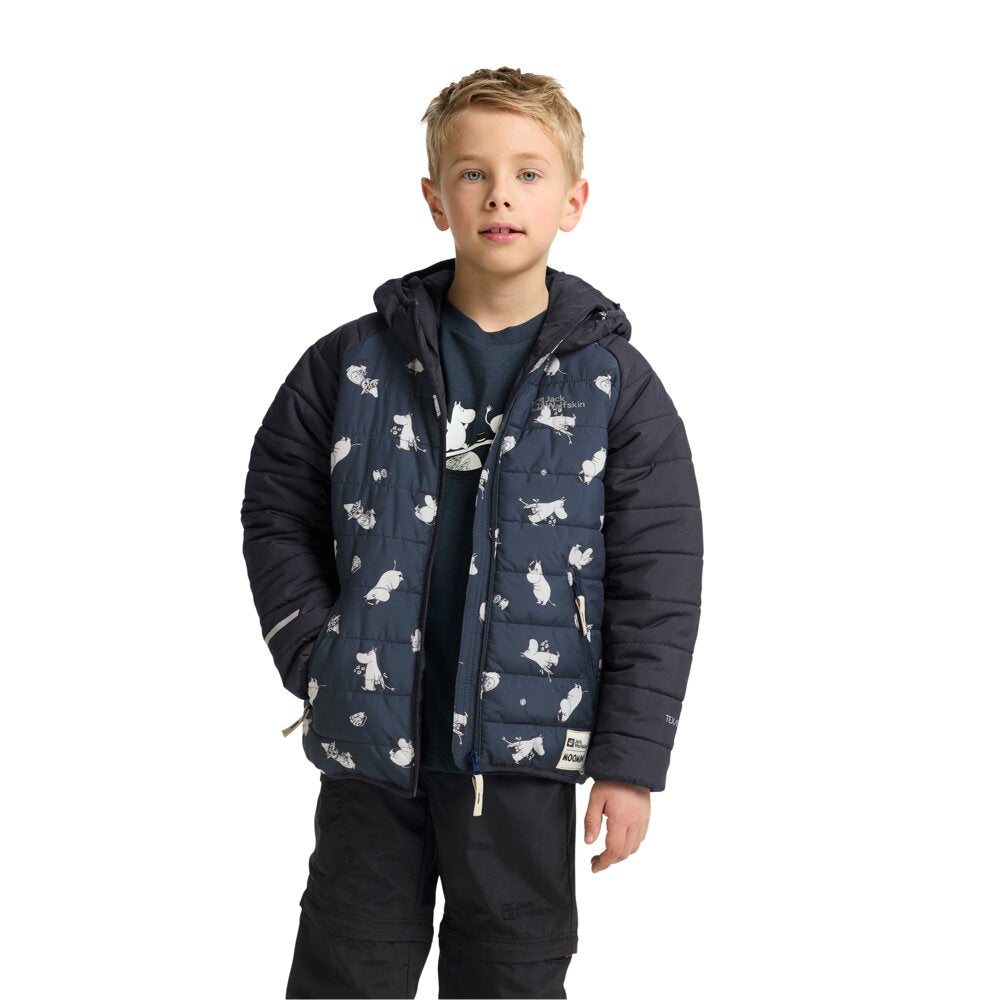 Jack Wolfskin Lasten vettähylkivä Muumi toppatakki