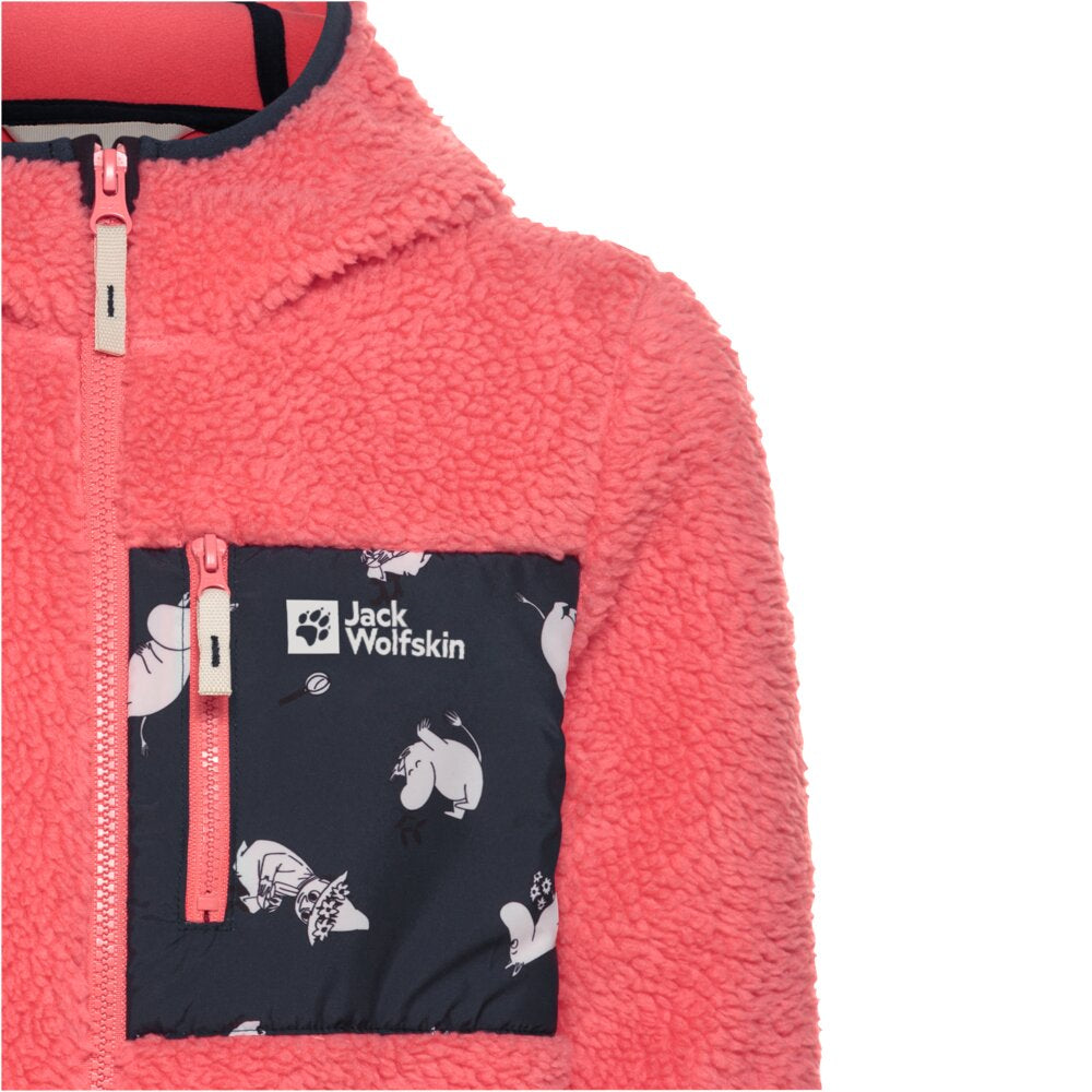 Jack Wolfskin Lasten Muumi Ice Curl fleecehuppari