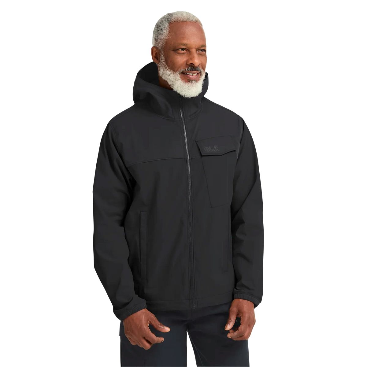 Jack Wolfskin Miesten vettähylkivä Mahani takki, black