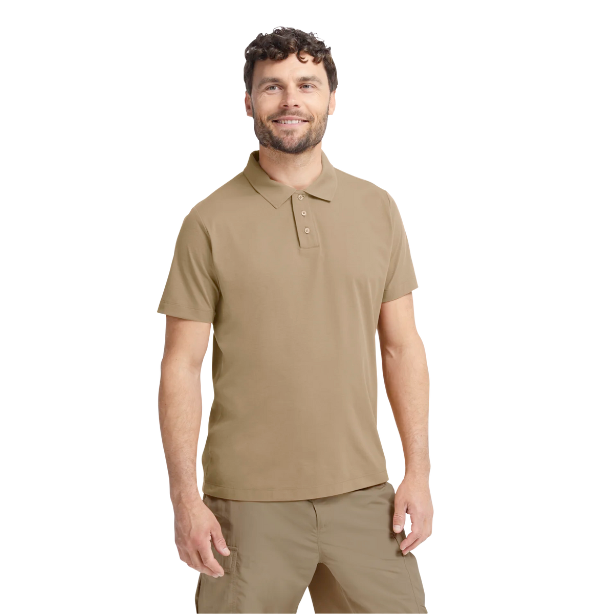 Jack Wolfskin Miesten Travel pikeepaita, hazel wood