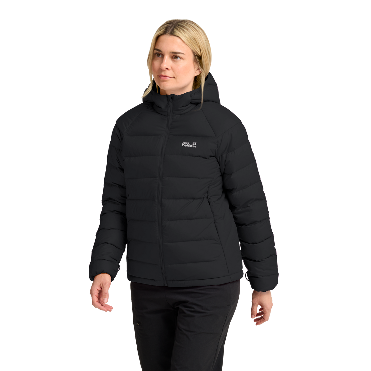 Wild Pass Down Hoody W RDS black – bonge.fi
