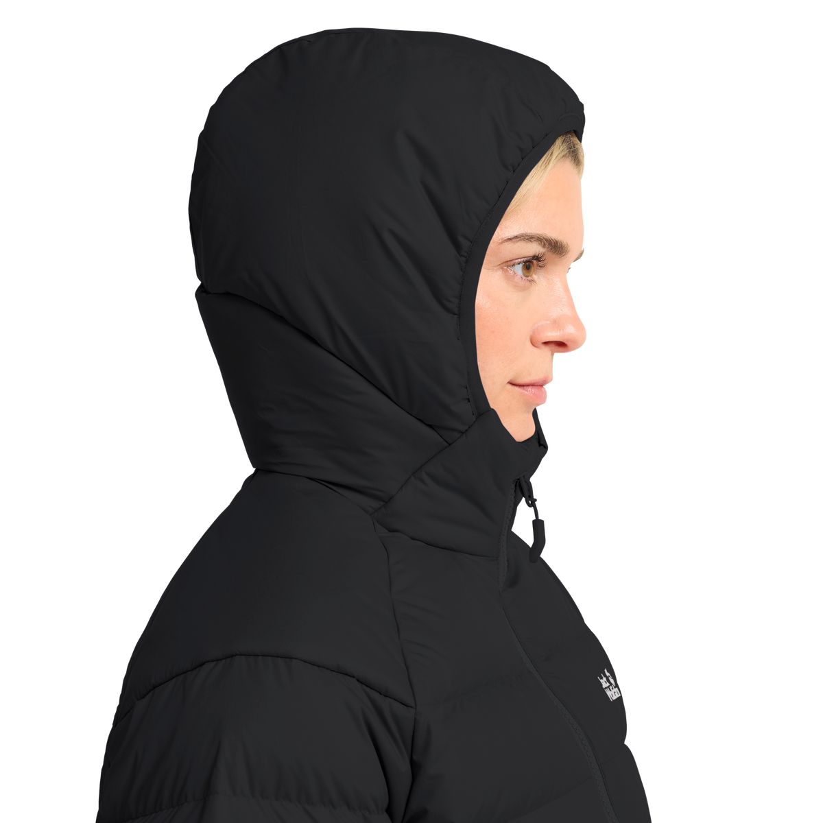 Wild Pass Down Hoody W RDS black – bonge.fi