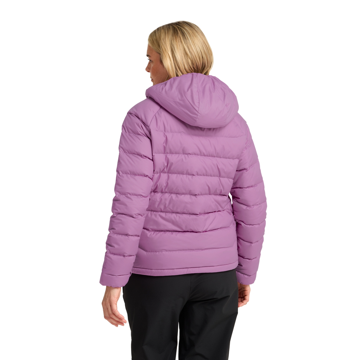 Wild Pass Down Hoody W RDS vivid orchid – bonge.fi