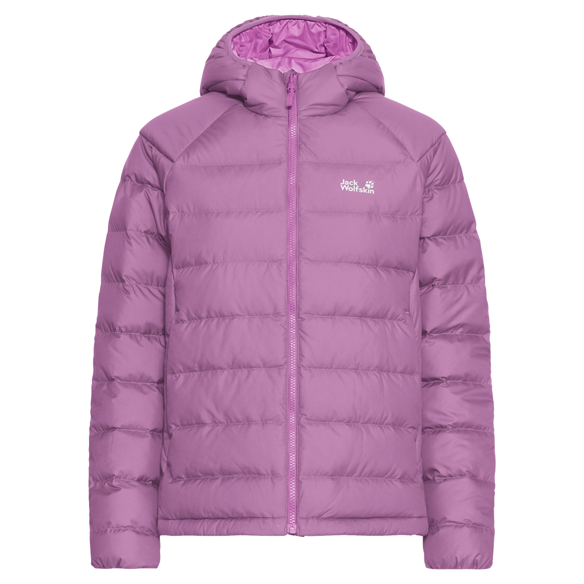 Wild Pass Down Hoody W RDS vivid orchid – bonge.fi