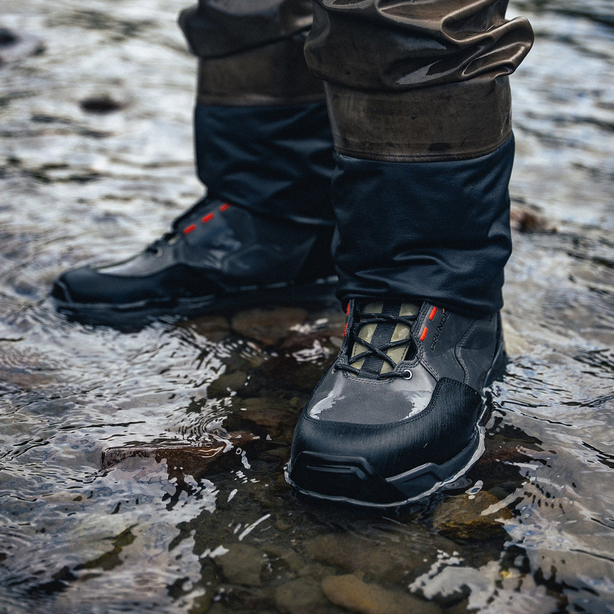 Grundéns Bedrock Wading Boots - huopapohjalla