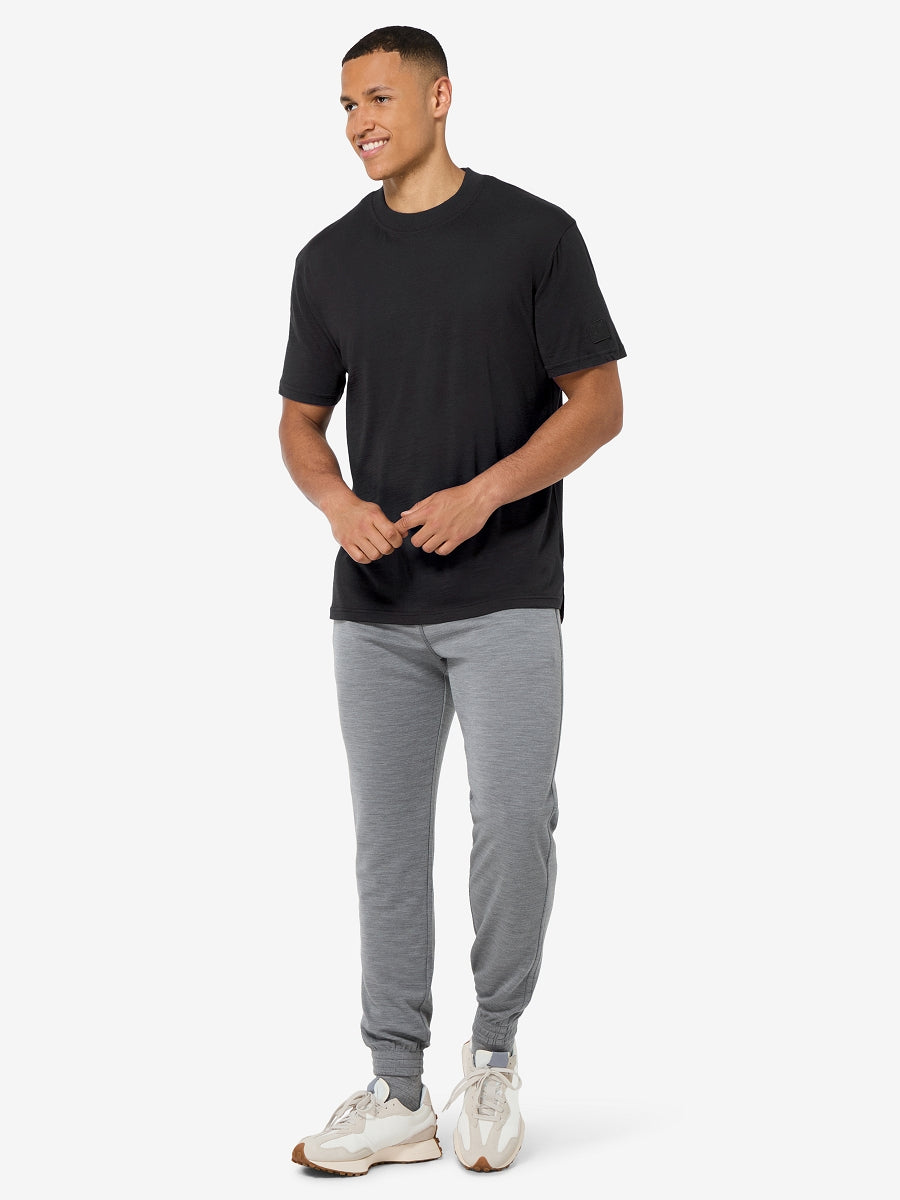 super.natural Casual Rib Bio J miesten merinovillainen t-paita