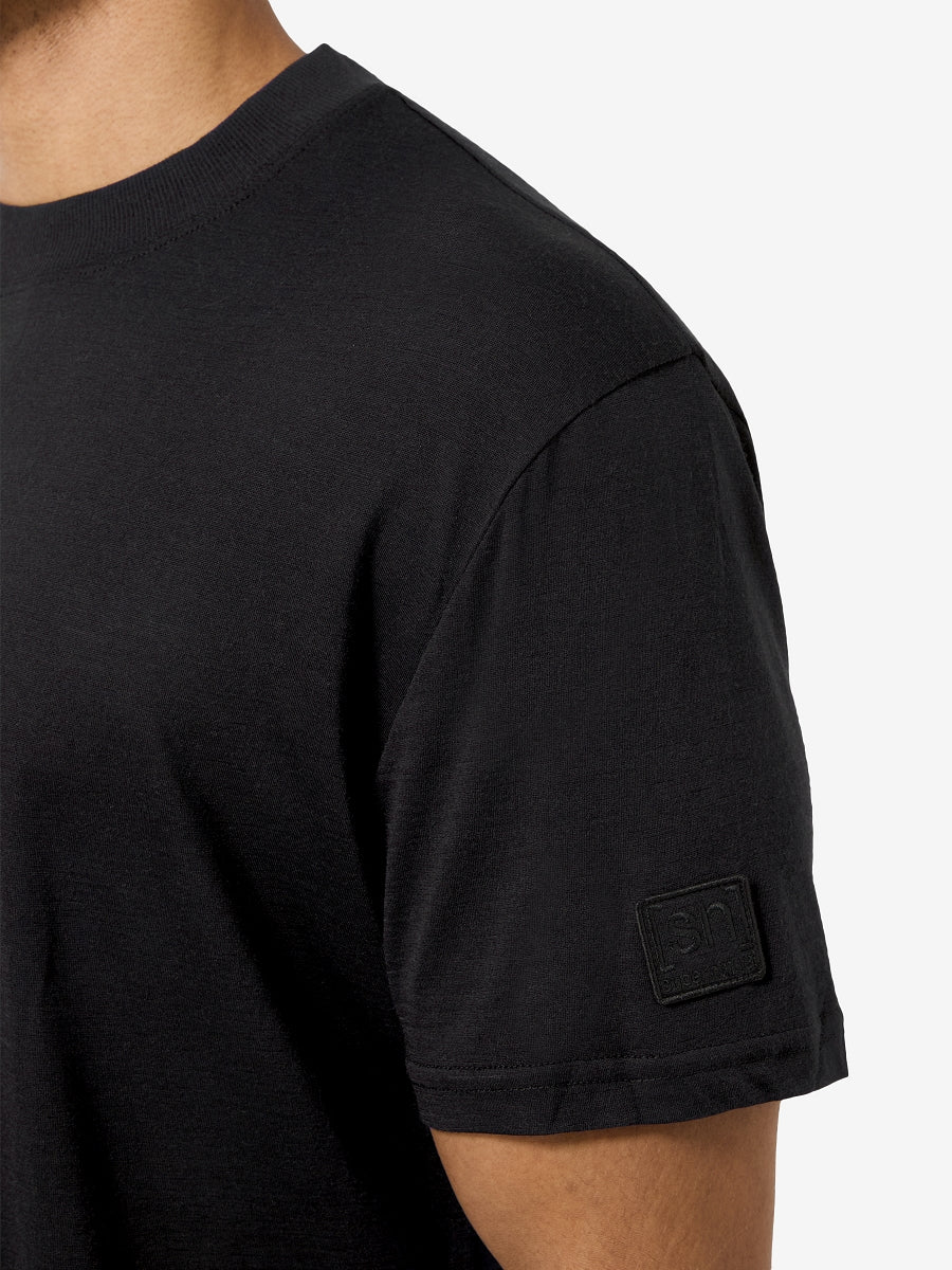 super.natural Casual Rib Bio J miesten merinovillainen t-paita