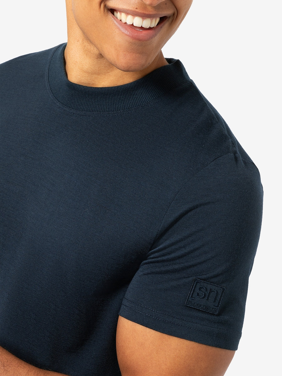 super.natural Casual Rib Bio J miesten merinovillainen t-paita