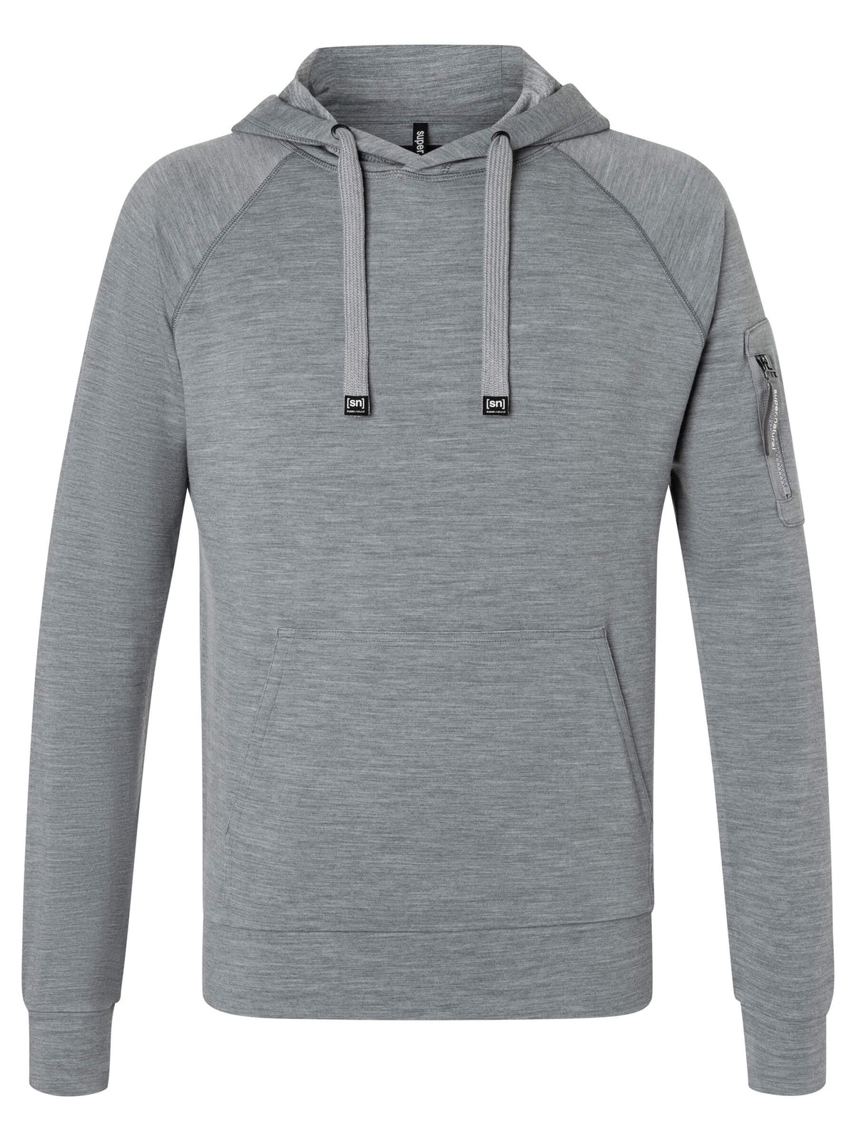 super.natural Favourite Pocket miesten merinovillainen huppari