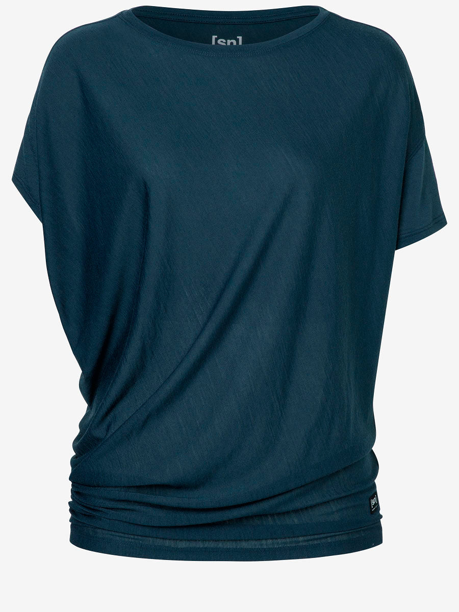super.natural Yoga Loose naisten merinovillainen t-paita